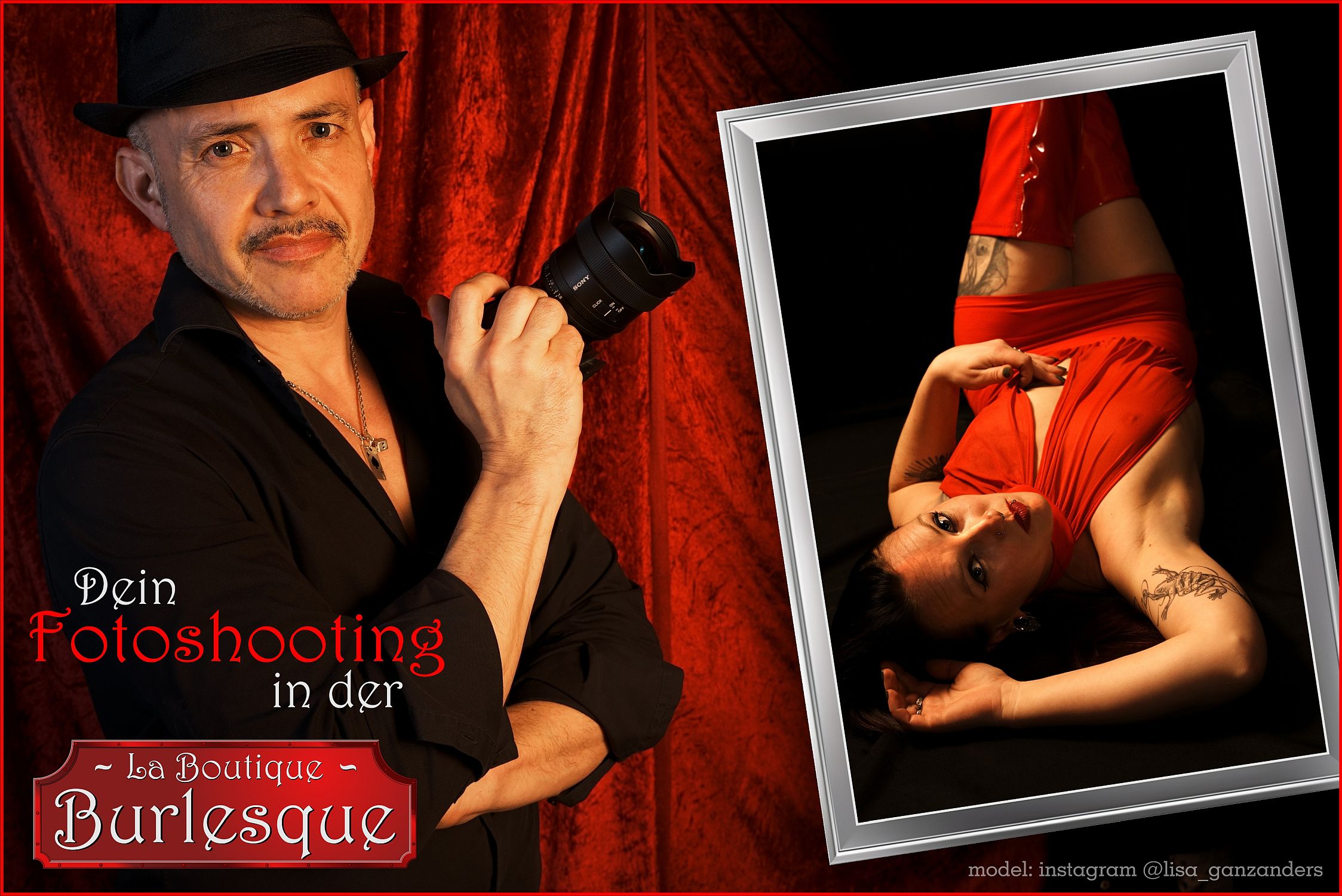 Fotoshootings in der Boutique Burlesque mit dem Fotografen der Spielerspelunke