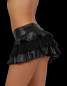 Preview: wetlook minirock mit spitze schwarz clubwear dessous spielerspelunkeirock Burlesque