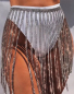 Preview: strass fadenrock minirock körperschmuck silber boutiqueburlesque
