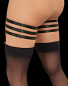 Preview: schenkel strumpfhalter strumpfband strapsband strass boutiqueburlesque