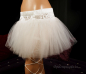 Preview: Burlesque Mesh TuTu Minirock weiss