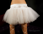 Preview: Burlesque Mesh TuTu Minirock weiss