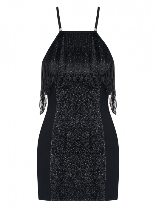 Preview: sexy minikleid schwarz partykleid spielerspelunke