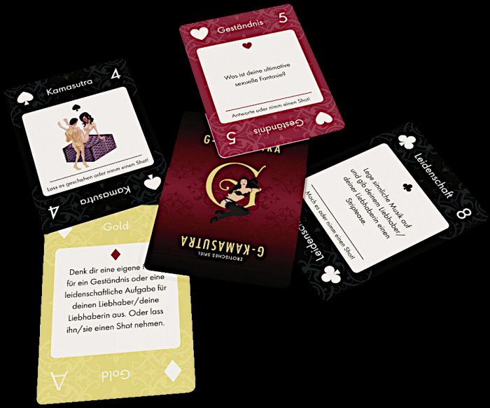 Preview: G-Kamasutra 52 Shades of Gold Erotisches Kartenspiel für Paare