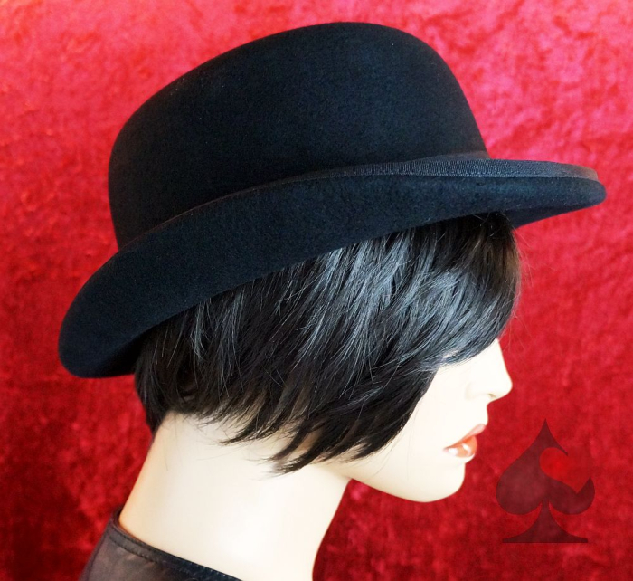 hut melone gothic steampunk burlesque wollfilz boutiqueburlesque