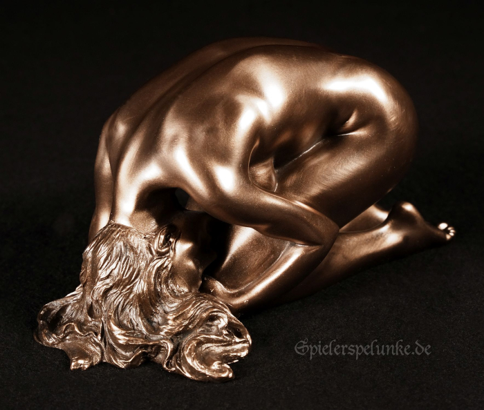 Preview: Bronze Akt Statue Frau 