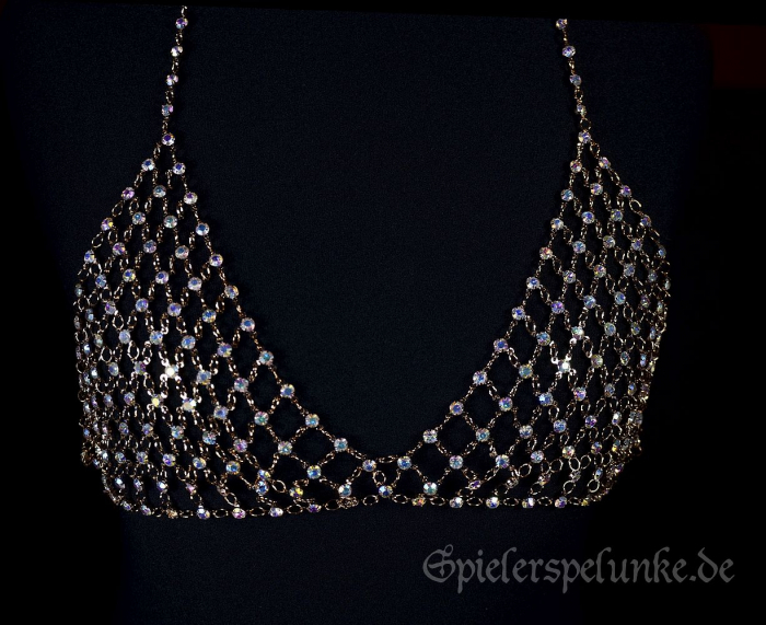 Spielerspelunke körperschmuck gold strass Bikini