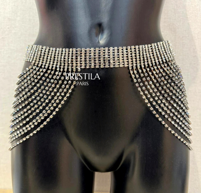 strass gürtel mit volants hüftgürtel taillengürtel gold boutiqueburlesque