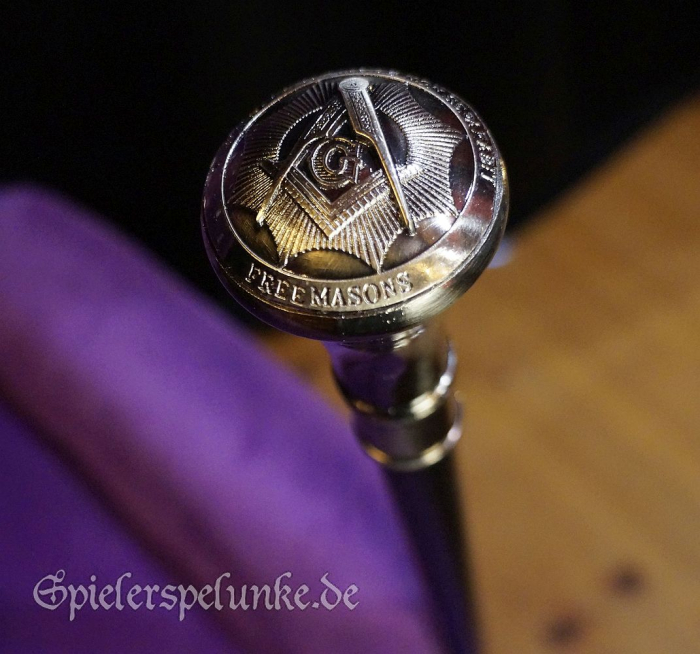 Preview: gehstock knaufgriff freimaurerlogo gala abendgarderobe burlesque accessoires boutiqueburlesque