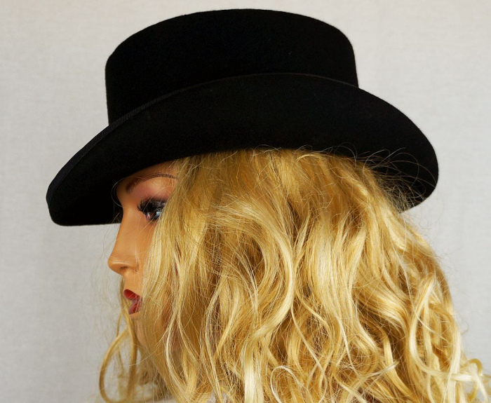 Preview: hut zylinder gothic steampunk burlesque wollfilz boutiqueburlesque