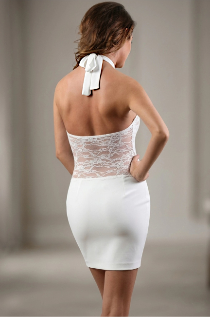 minikleid weiss partykleid clubkleid neckholder transparent boutiqueburlesque