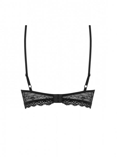 spitzen bh mit doppelriemen im dekollete un dschmuck zwischen den cups