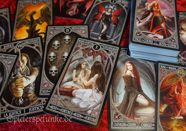 spielerspelunke tarotkarten anne stokes gothic