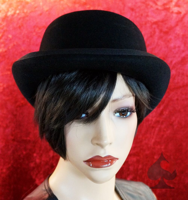 hut melone gothic steampunk burlesque wollfilz boutiqueburlesquehut melone gothic steampunk burlesque wollfilz boutiqueburlesque