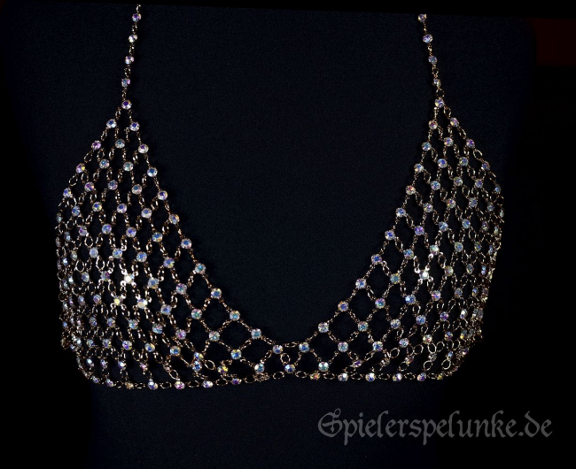 Spielerspelunke körperschmuck gold strass Bikini