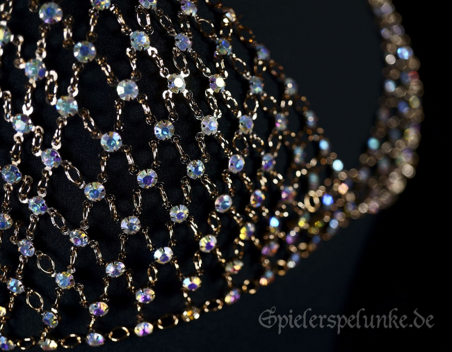 Spielerspelunke körperschmuck gold strass Bikini