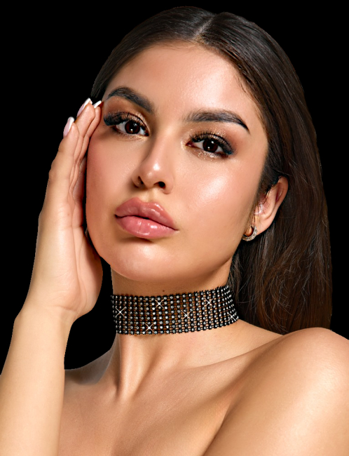 glitzer halsband schwarz strasssteinchen boutiqueburlesque