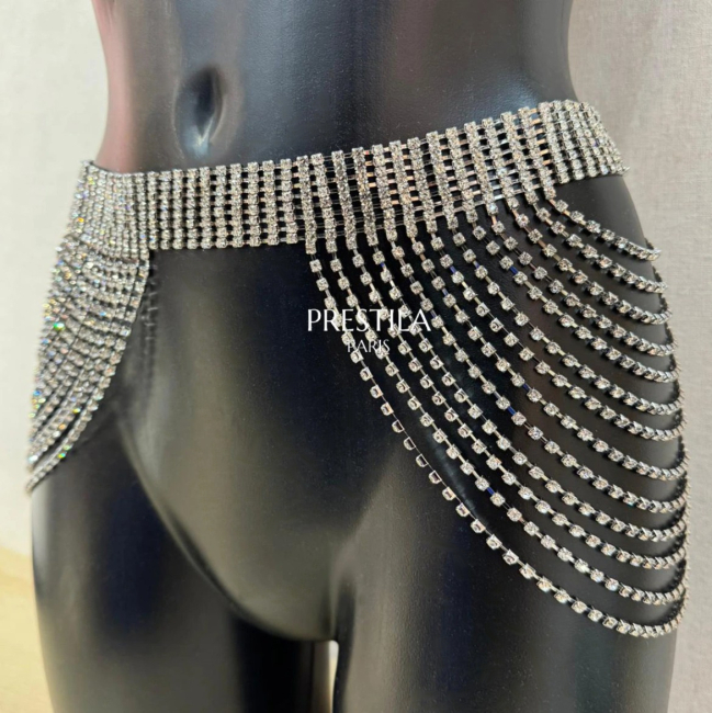 strass gürtel mit volants hüftgürtel taillengürtel gold boutiqueburlesque