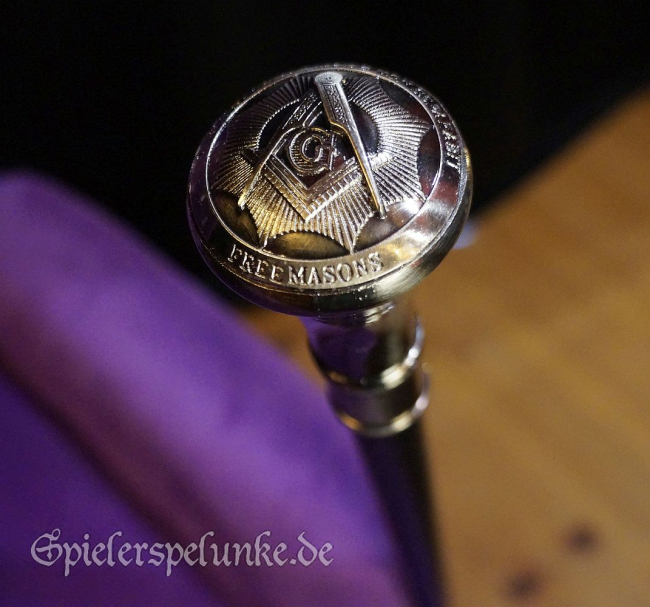 gehstock knaufgriff freimaurerlogo gala abendgarderobe burlesque accessoires boutiqueburlesque