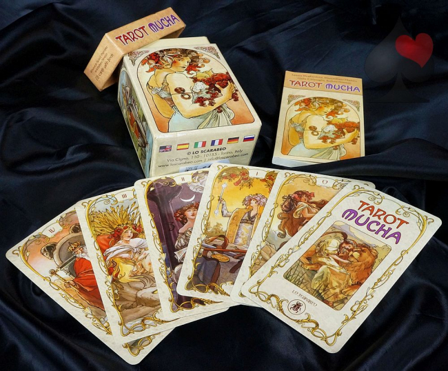 luxus tarot alfons mucha
