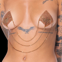 nippelsticker goldfarbig quadratisch mit kettchen boutiqueburlesque